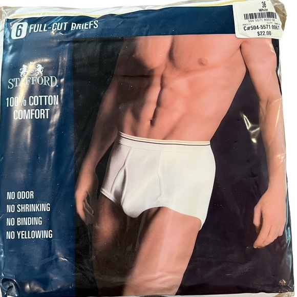 Stafford Underwear & Socks Vintage Stafford Mens Full Briefs